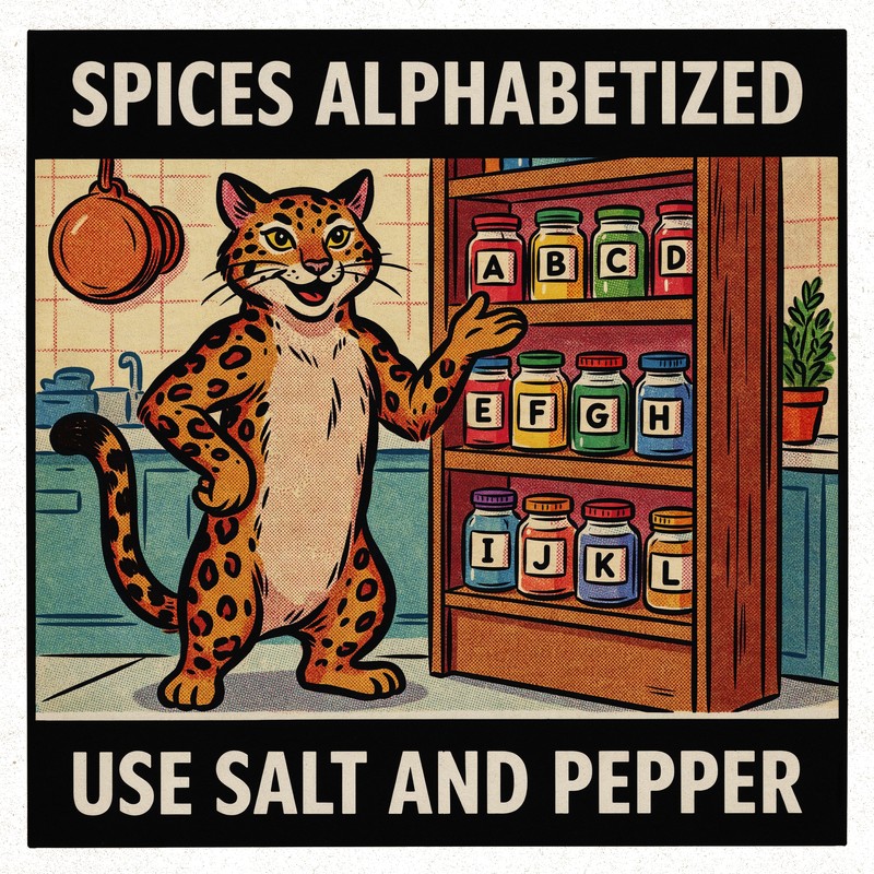 Alphabetized Spices Mug