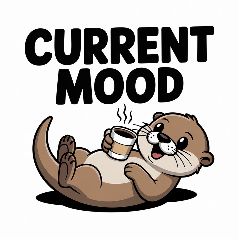 Current Mood Otter Mug