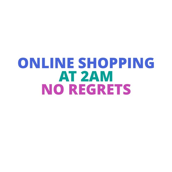 Online Shopping At 2am No Regrets Mug