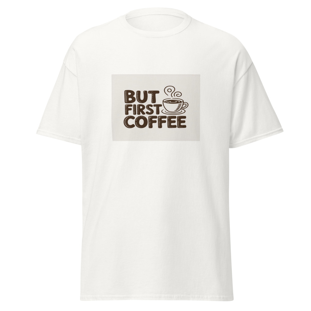 But First Coffee Doodle Tee