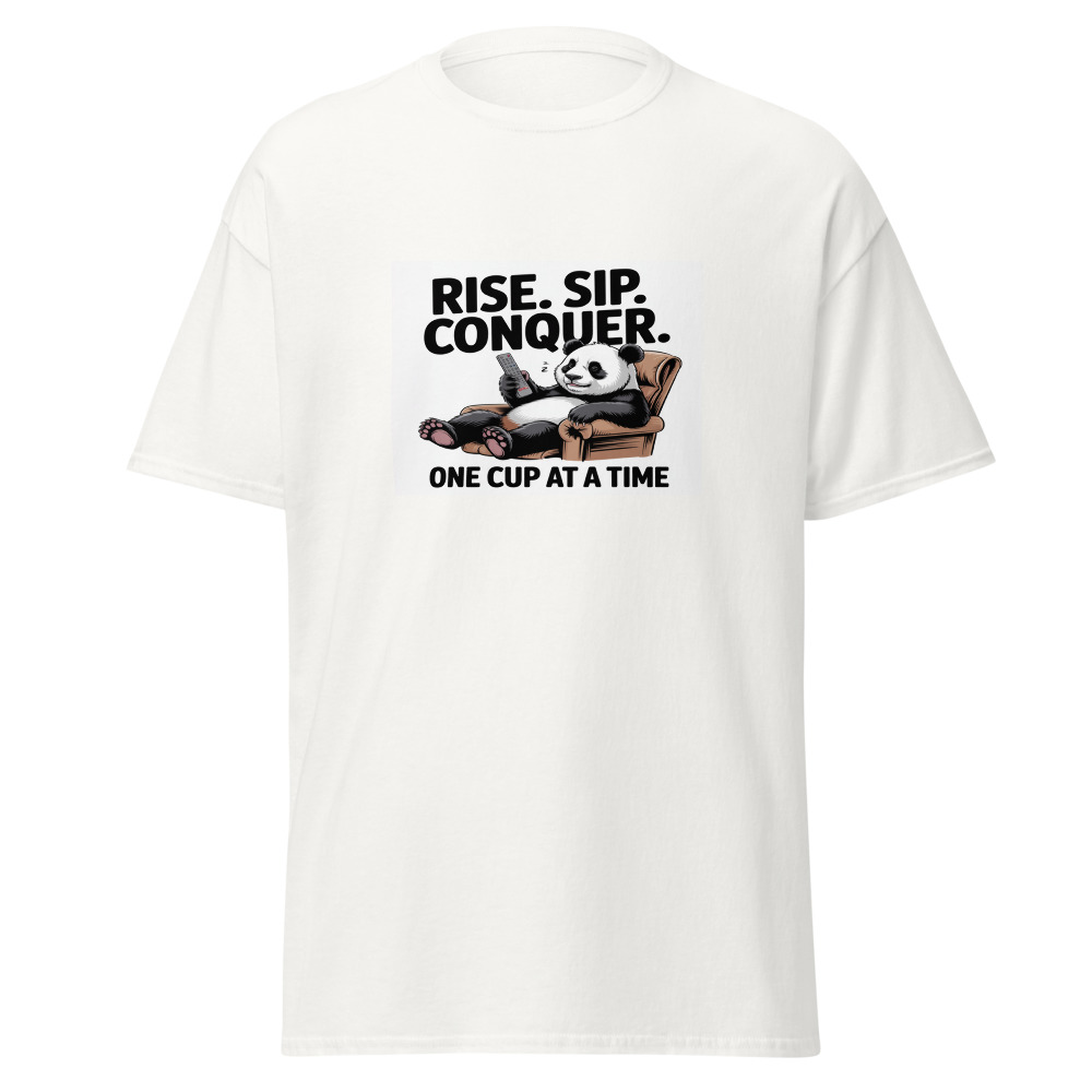 Rise Sip Conquer Panda Tee
