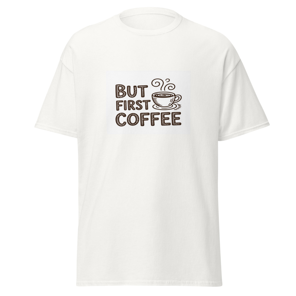 But First Coffee Doodle Tee