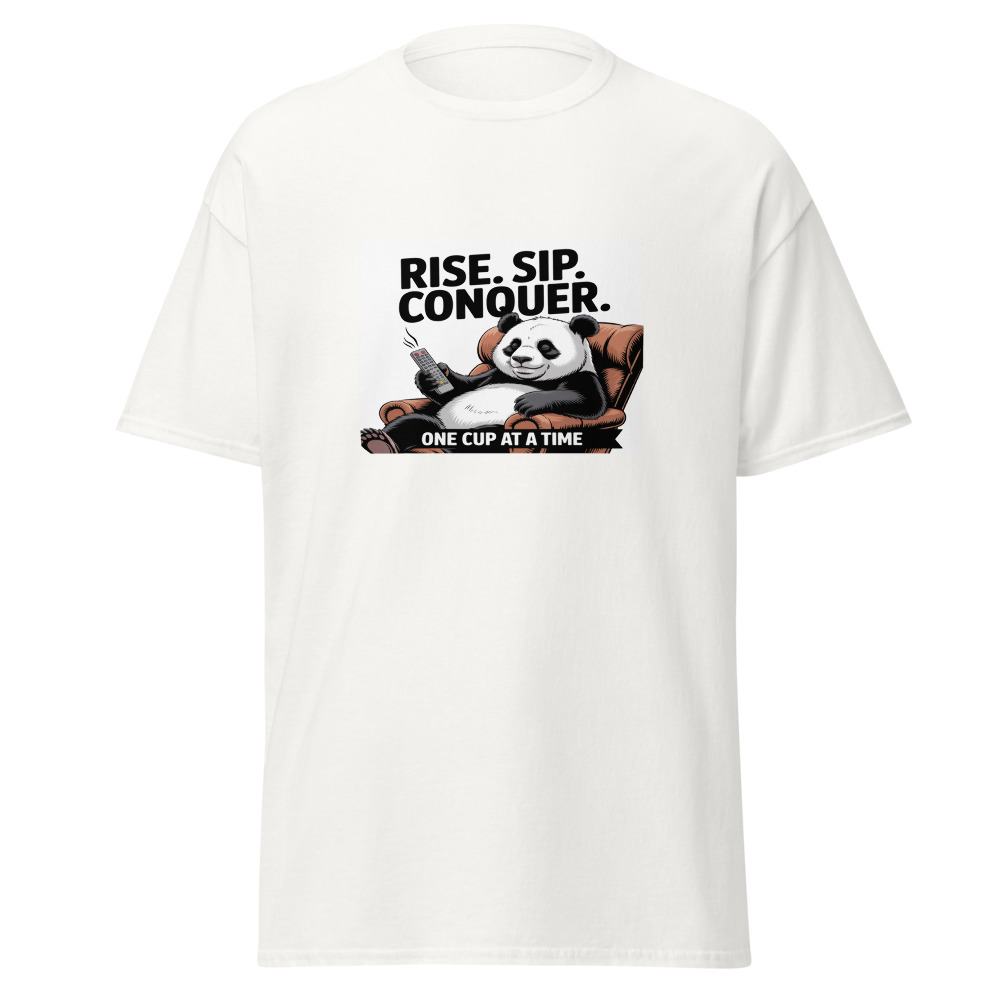 Rise Sip Conquer Panda Tee