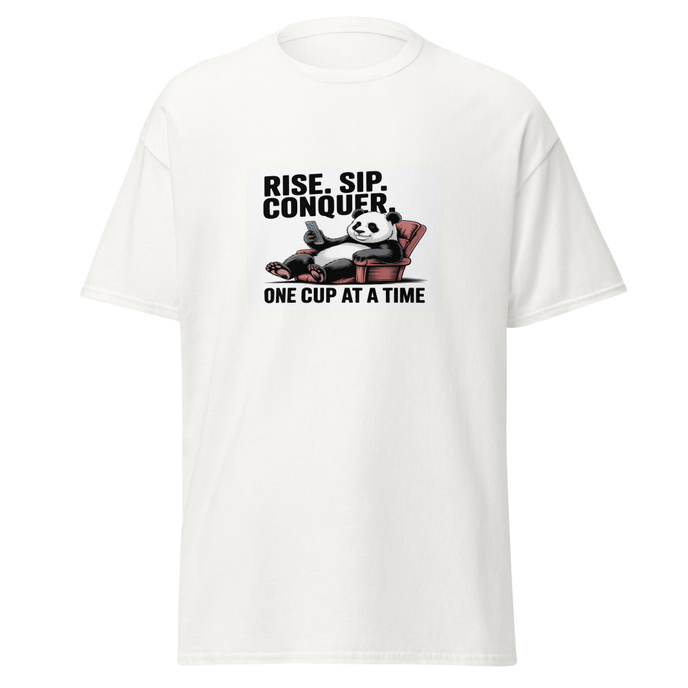 Rise Sip Conquer Panda Tee