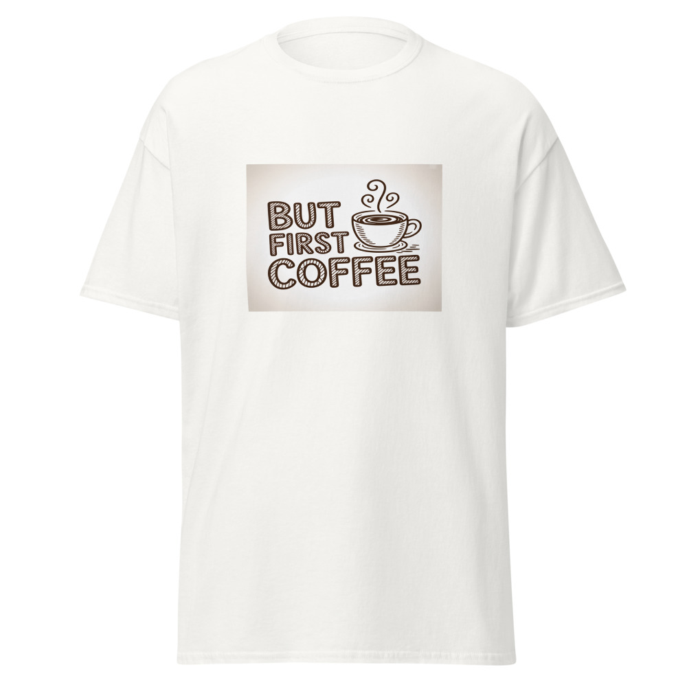 But First Coffee Doodle Tee