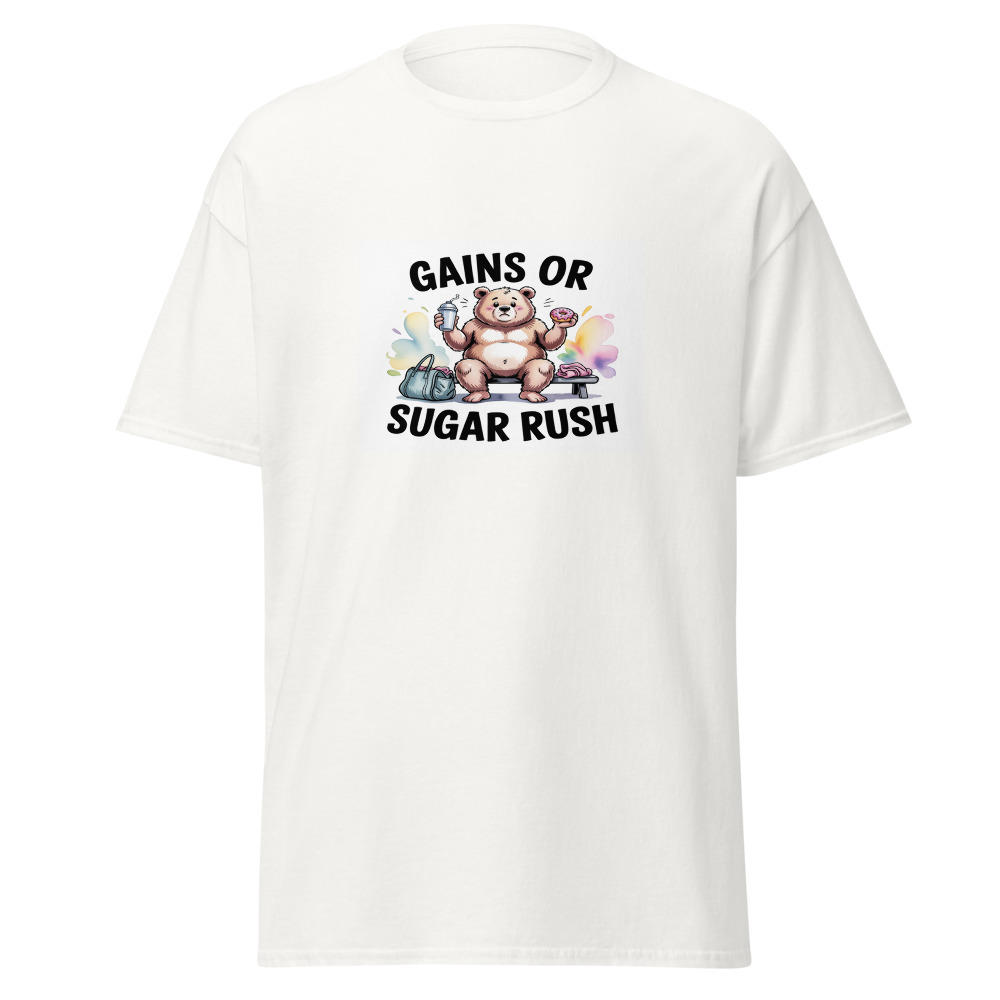 Gains or Sugar Rush Tee