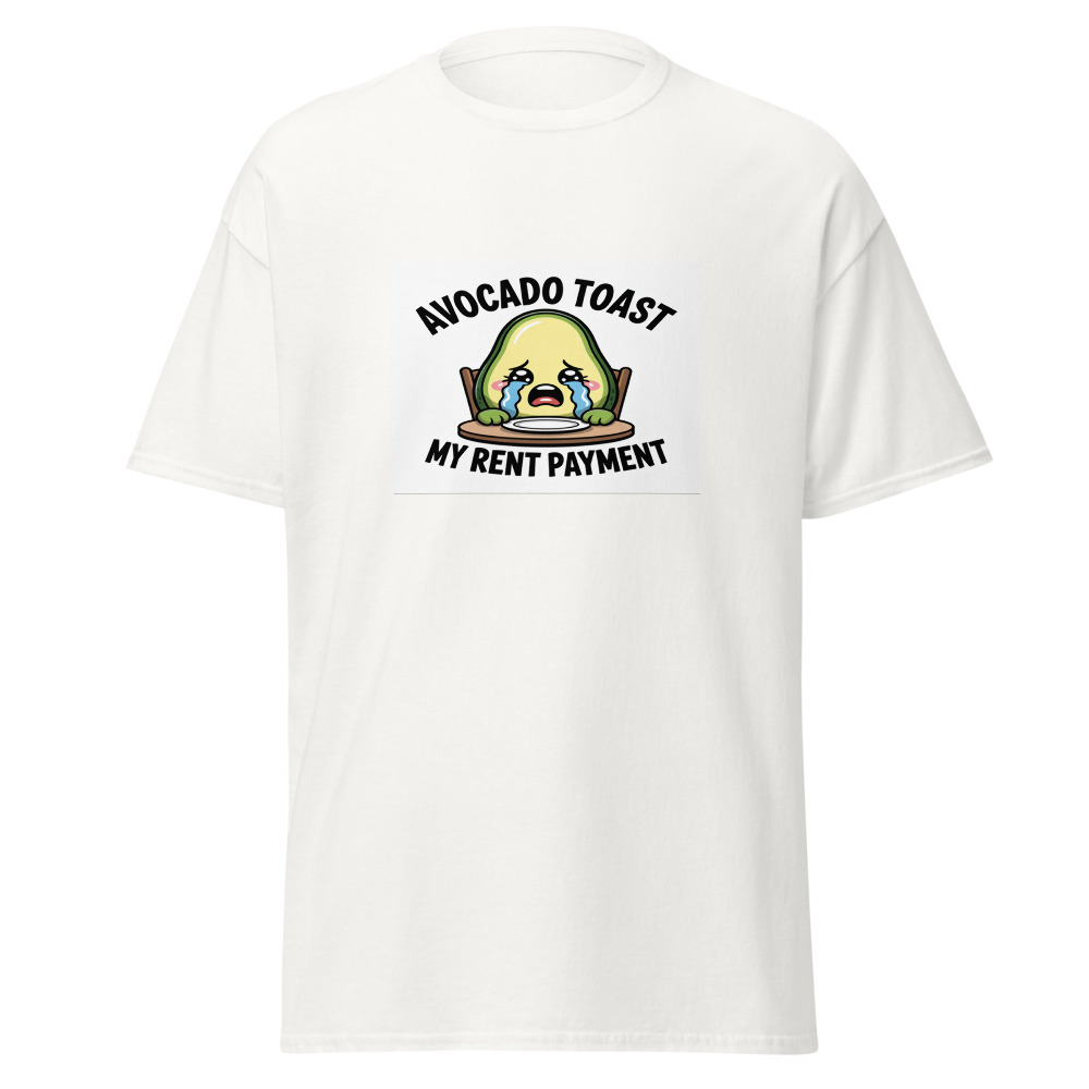 Avocado Toast Rent Crisis Tee