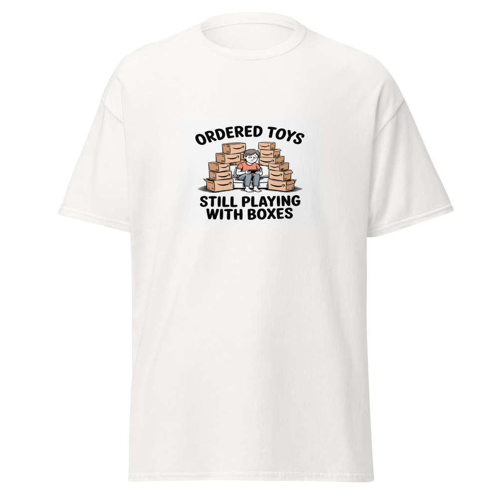 Ordered Toys Box Fort Tee
