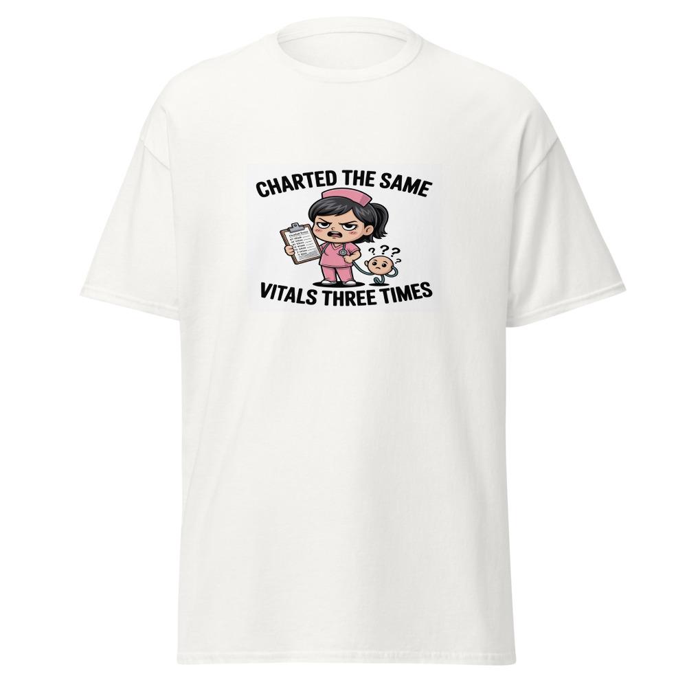 Charted Same Vitals Tee