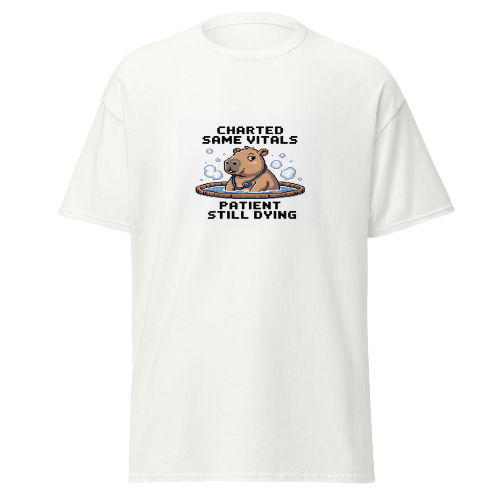 Charted Same Vitals Capybara Tee