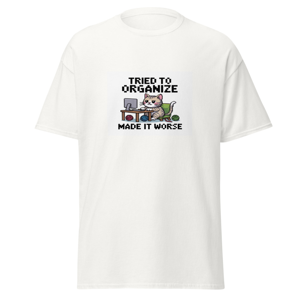 Cat Organized Chaos Tee