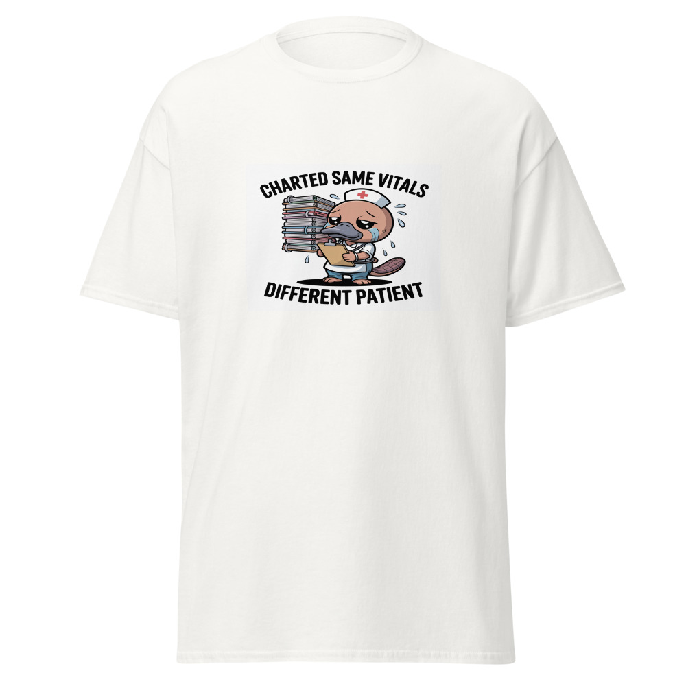 Charted Same Vitals Platypus Tee