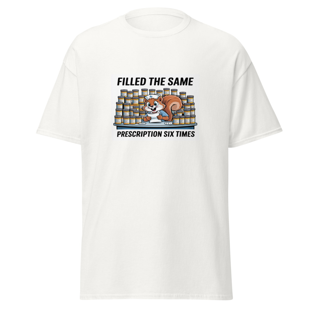 Filled Same Prescription Squirrel Tee