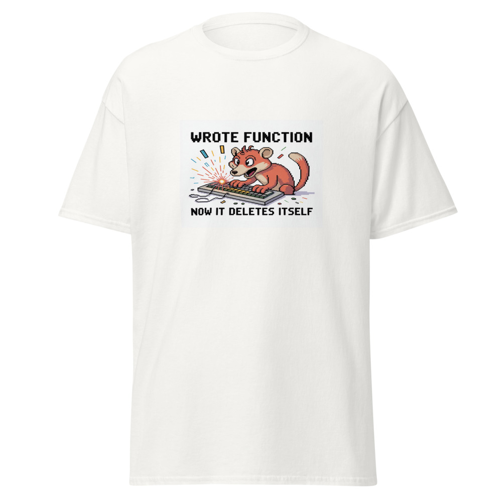 Wrote Function Deletes Itself Tee