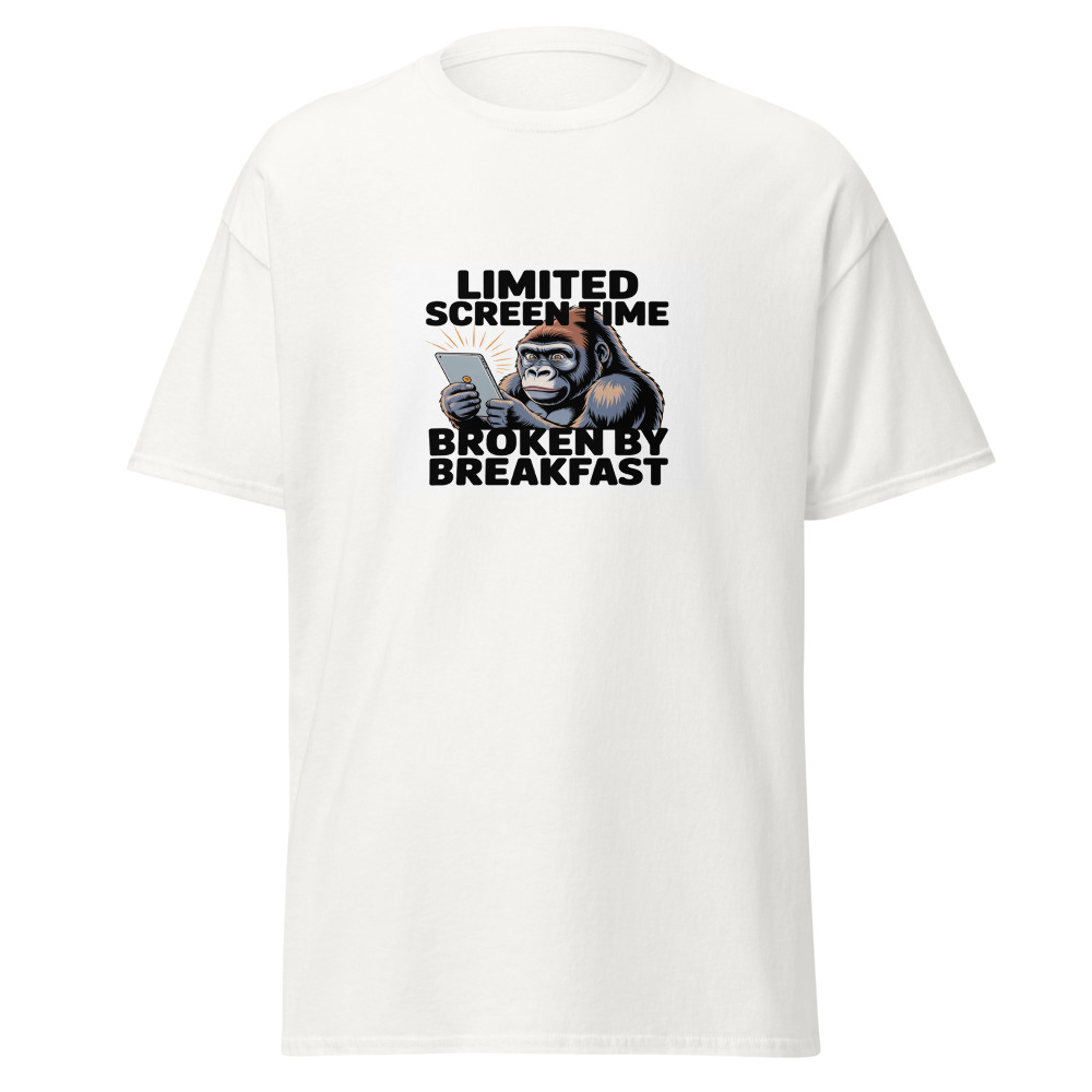 Broken By Breakfast Gorilla Tee