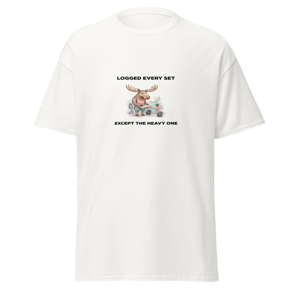 Logged Every Set Moose Tee