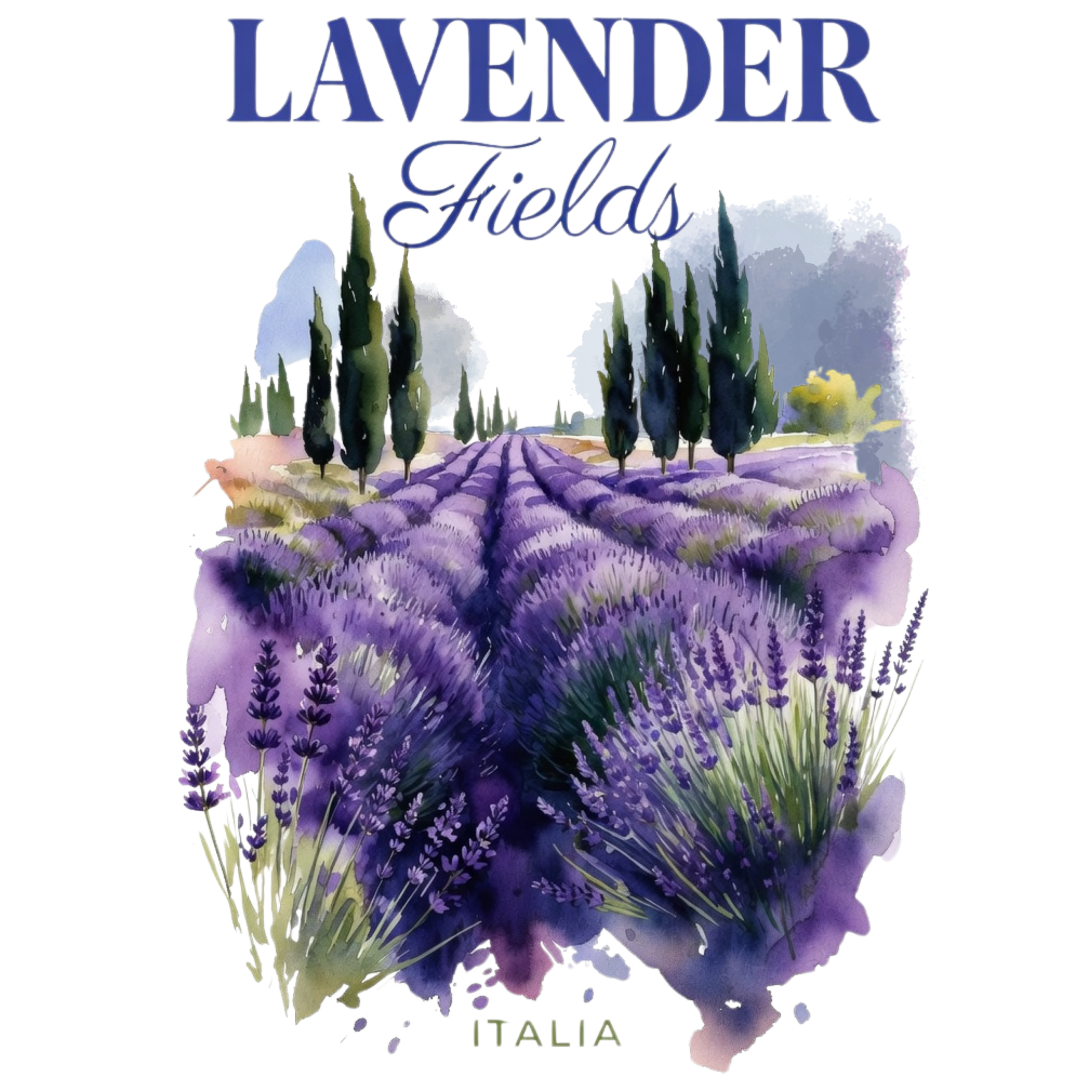 Lavender fields. ITALIA. Tee
