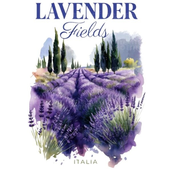 Lavender fields. ITALIA. Mug